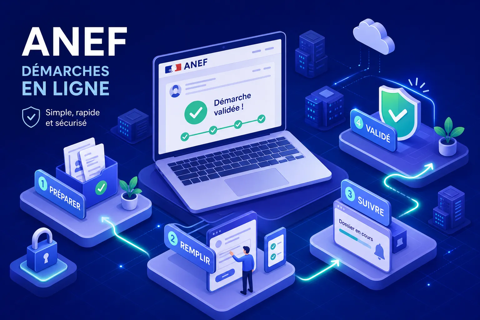 ANEF — Administration numérique pour les étrangers en France, démarches en ligne