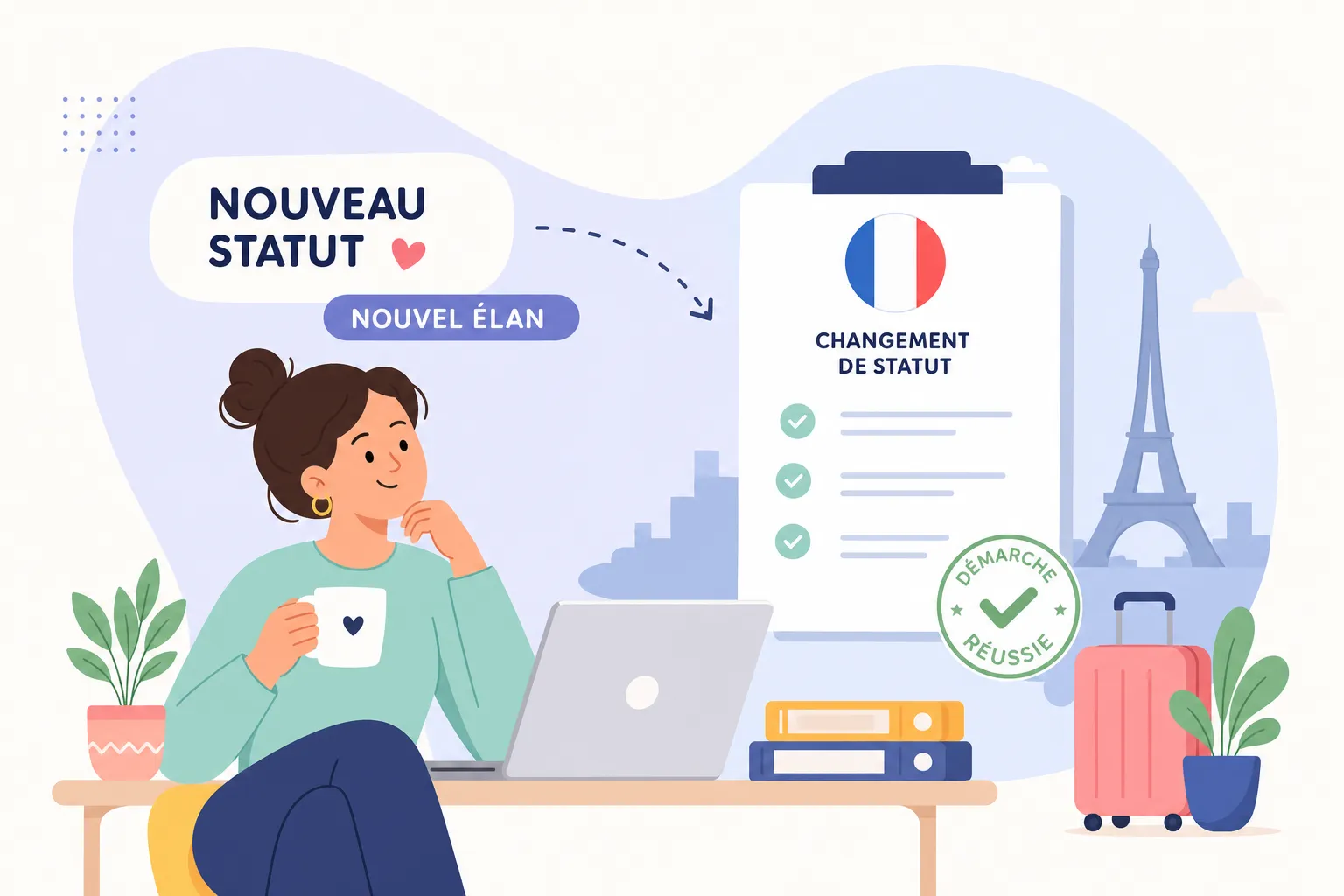 Changement de statut en France — nouveau statut, nouvel élan